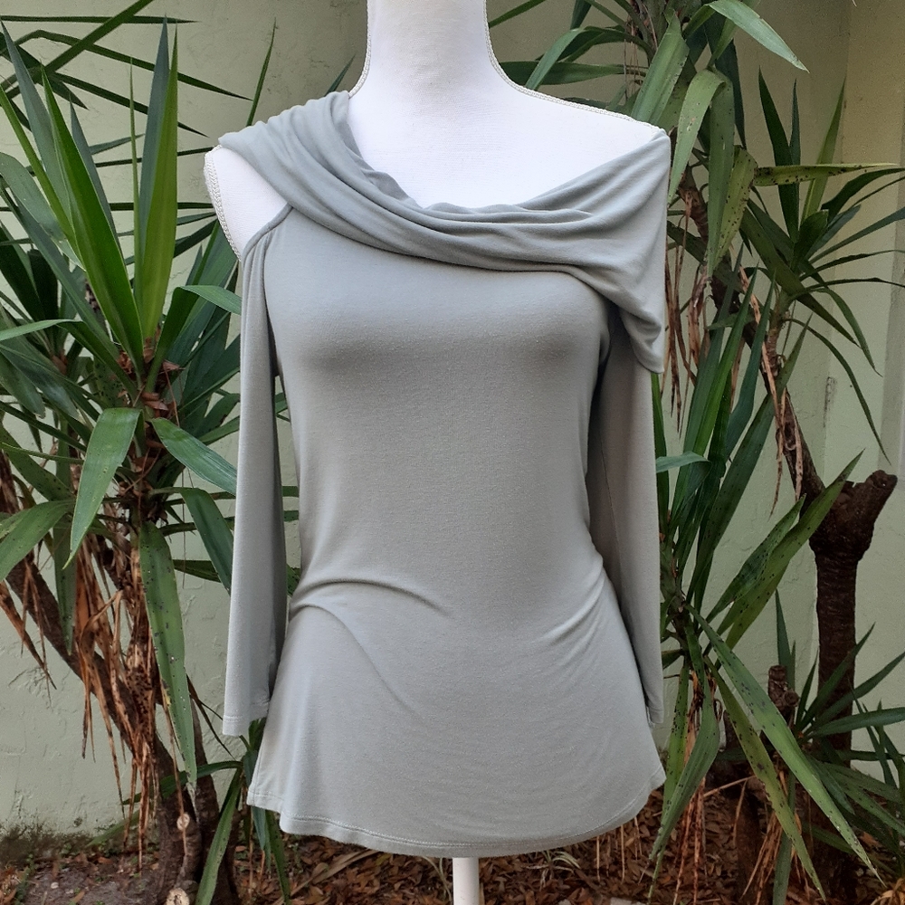Olive Sage green Multi-way Top